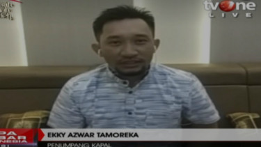 Ekky Azwar Tamoreka terlantar di laut lepas selama 48 jam