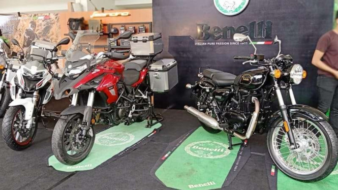 Tiga sepeda motor baru Benelli meluncur di Indonesia
