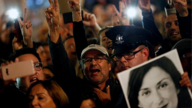 Pejabat pemerintah, termasuk Perdana Menteri Malta, menghadapi tuntutan untuk pengunduran diri terkait pembunuhan terhadap wartawan investigasi Daphne Caruana Galizia. - Reuters