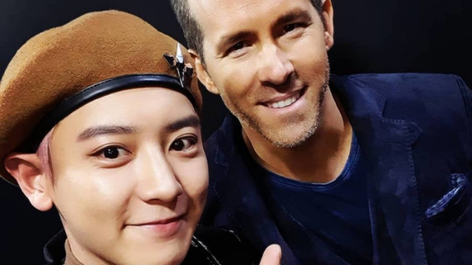 Chanyeol EXO dan Ryan Reynolds.