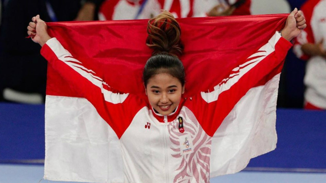 Pesenam artistik putri Indonesia, Rifda Irfanaluthfi