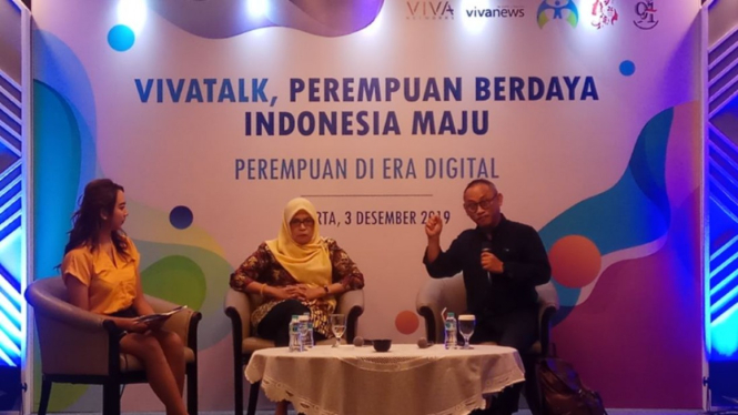 Acara VIVAtalk, Perempuan Berdaya, Indonesia Maju