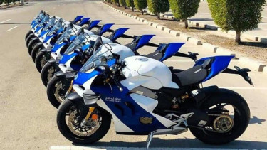 Ducati Panigale VR4 milik kepolisian Abu Dhabi
