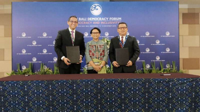 Kementerian Luar Negeri menggandeng mitra dalam negeri, untuk meningkatkan bantu