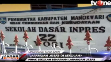Sebuah Sekolah Dasar di Manokwari Larang Siswi Berhijab