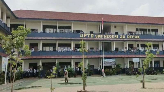 Kompleks sekolah SMPN 20 Depok
