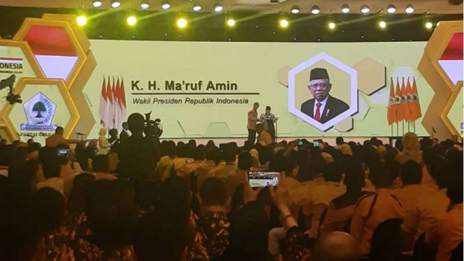 Wapres Ma'ruf Amin di penutupan Munas Golkar X