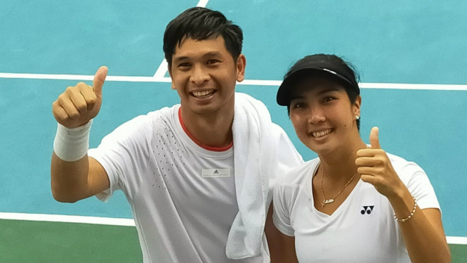 Ganda campuran tenis Indonesia, Christopher Rungkat/Aldila Sutjiadi