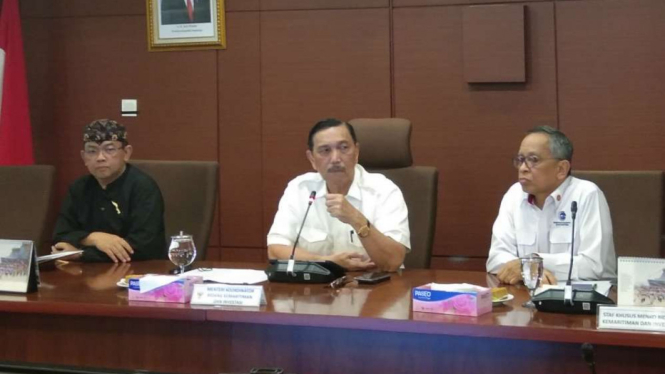 Menko Kemaritiman dan Investasi Luhut Binsar Pandjaitan.