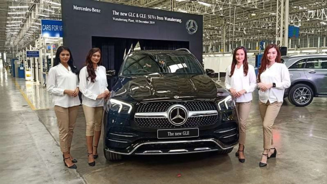 SUV baru Mercedes-Benz GLE yang dirakit secara lokal di Indonesia