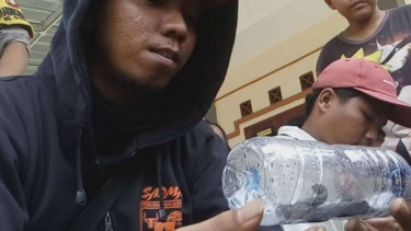 Ular kobra masih ditemukan di Perumahan Royal Citayam Residence, Bogor.