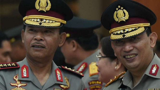 Kapolri Jenderal Idham Azis dan Kabareskrim Komisaris Jenderal Listyo Sigit.