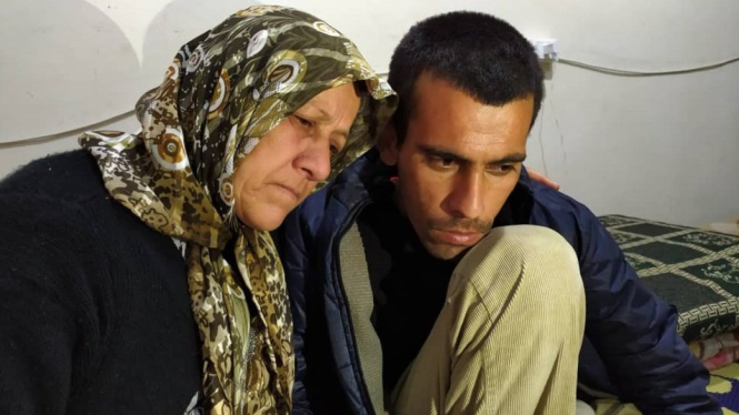 Aras lost his sense of hearing and his gut was torn down because of the severity of torture by pro-Turkish factions in Azaz and Afrin region. - BBC