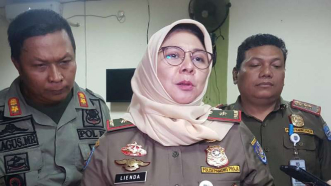 Kepala Satpol PP Kota Depok Lienda Ratnanurdianny