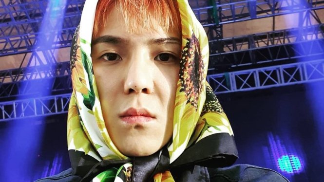 Mino WINNER di Senayan, Jakarta.
