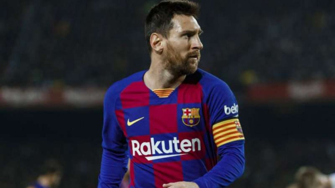 Megabintang Barcelona, Lionel Messi.