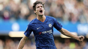 Pemain belakang Chelsea, Marcos Alonso