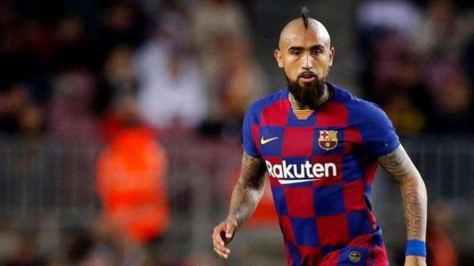 Gelandang Barcelona, Arturo Vidal