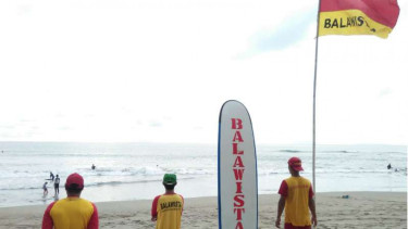 Kondisi lokasi wisata Anyer dan Carita menjelang Tahun Baru