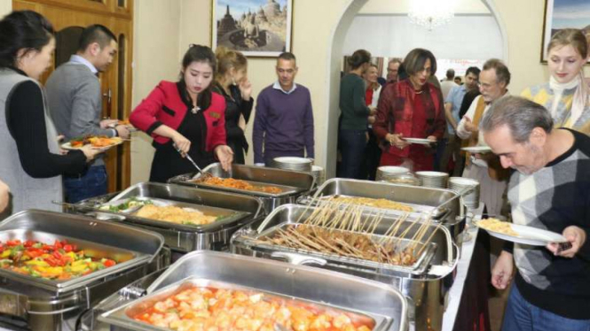 Silaturahim Natal dan jelang Tahun Baru di KBRI Pyongyang