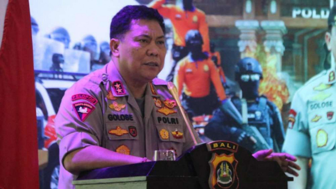 Kapolda Bali, Inspektur Jenderal Polisi Petrus Reinhard Golose.