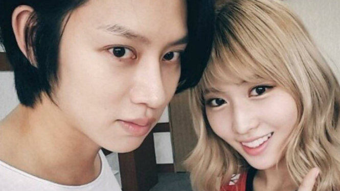 Heechul Suju dan Momo TWICE