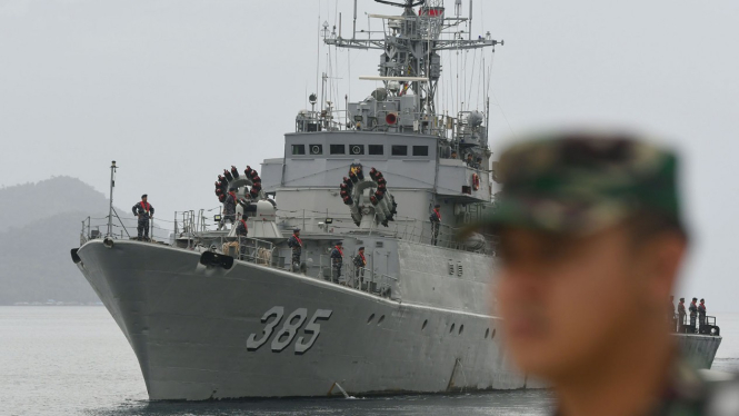 Operasi Siaga Tempur Laut Natuna. (Foto ilustrasi)