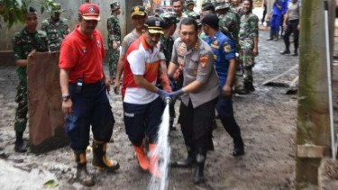 Banjir di Kawasan Cipinang Melayu sudah mulai surut.
