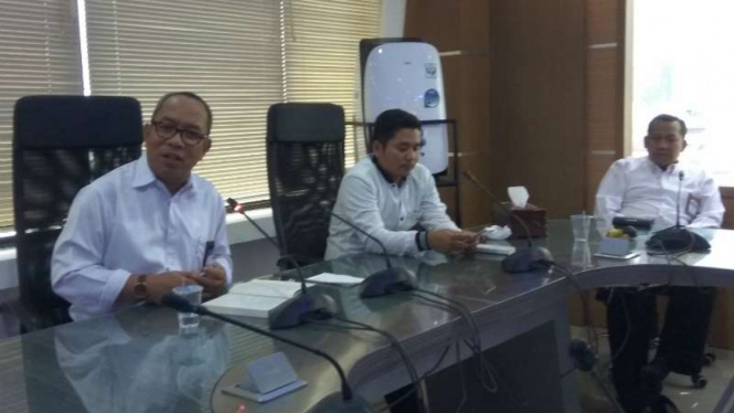 Direktur Kurikulum, Sarana, Kelembagaan dan Kesiswaan Madrasah Direktorat Jenderal Pendidikan Islam Kementerian Agama, Ahmad Umar, dalam jumpa pers di kantornya, Jakarta, Selasa, 7 Januari 2020.