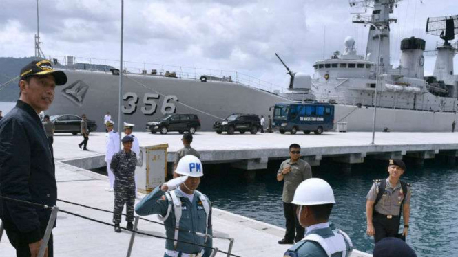 Presiden Jokowi di Natuna