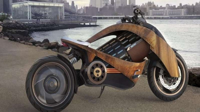 Sepeda motor bertenaga listrik Newron EV-1