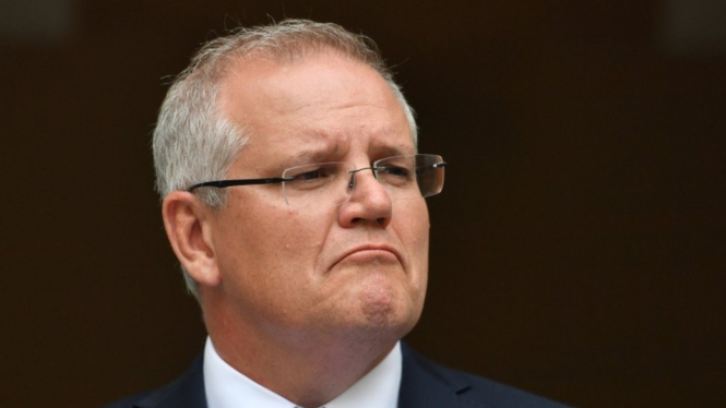 Scott Morrison mengakui ada eberapa hal yang seharusnya dapat saya tangani secara lebih baik" - EPA"