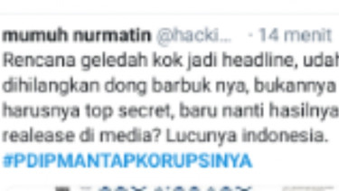 Trending di Twittet