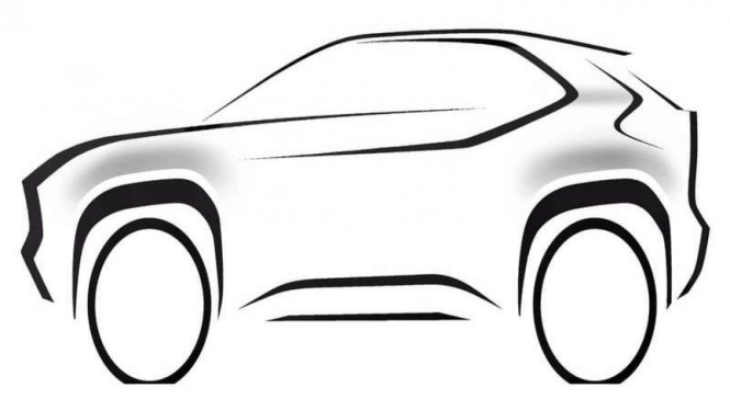 Sketsa yang diduga sebagai mobil baru Toyota