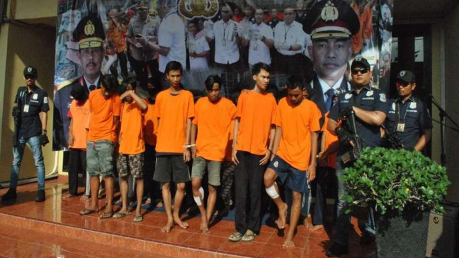 Tersangka kasus tawuran di Grogol Petamburan 