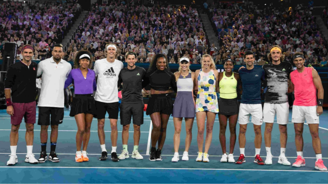 Ajang charity 'Rally4Relief' jelang Grand Slam Australian Open 2020