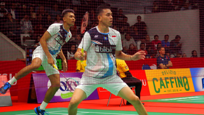 Fajar Alfian dan Muhammad Rian Ardianto di INDONESIA MASTERS 2020