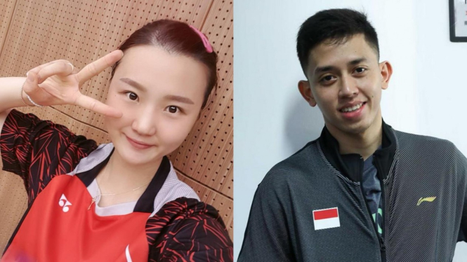 Shin Seung Chan dan Rian Ardianto.