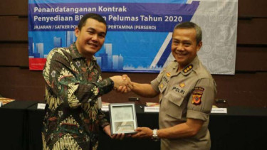 Pertamina MOR III pasok BBM dan Pelumas untuk Polda Jabar