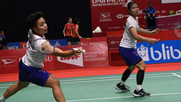 Ganda putri Indonesia, Greysia Polii/Apriyani Rahayu di ajang Indonesia Masters