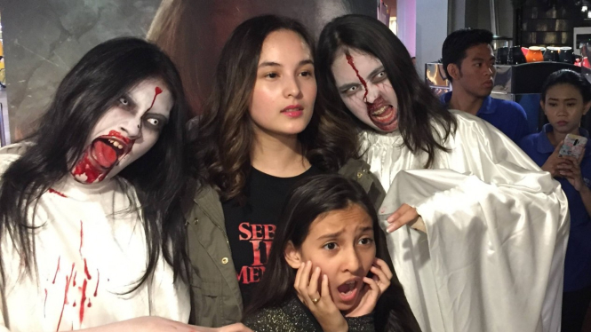 Chelsea Islan di Konferensi pers Sebelum Iblis Menjemput