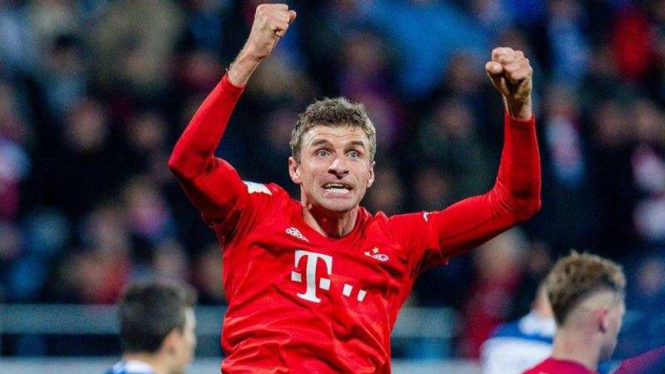 Pemain depan Bayern Munich, Thomas Mueller