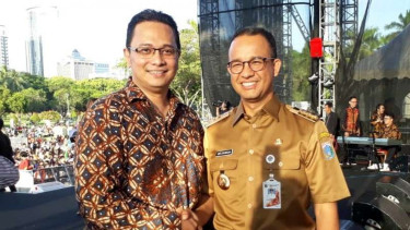 Jack Boyd Lapian dan Gubernur Anies Rasyid Baswedan