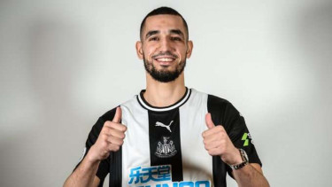 Gelandang Newcastle United, Nabil Bentaleb.