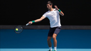 Petenis Serbia, Novak Djokovic. 