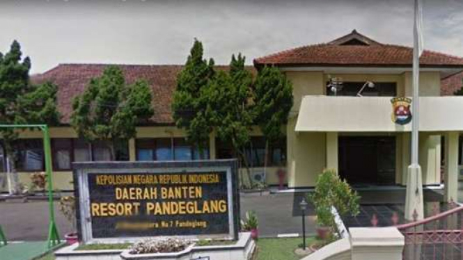 Markas Polres Pandeglang Banten.