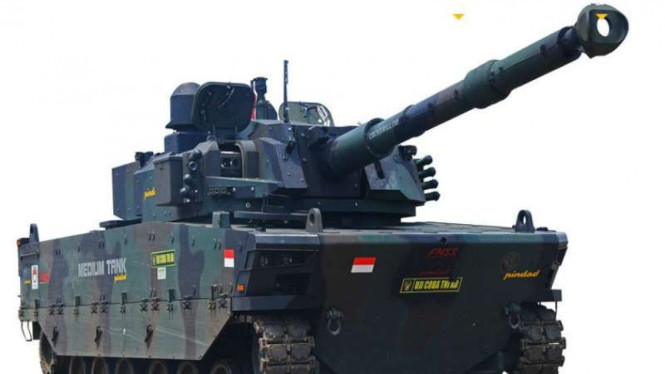 Harimau Medium Tank buatan PT Pindad yang telah dipesan Filipina.