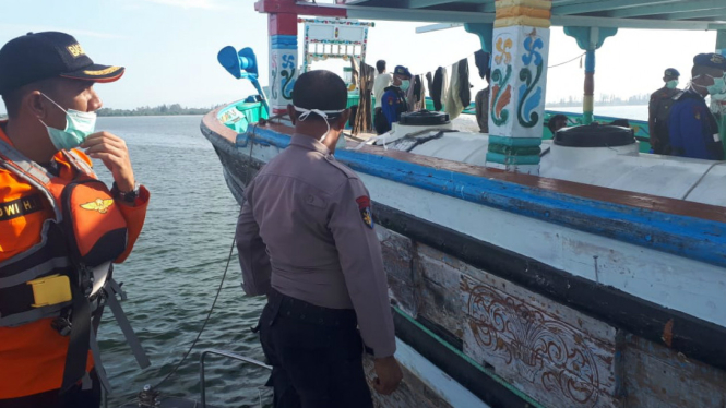 Kapal yang akung warga Iran di Aceh.