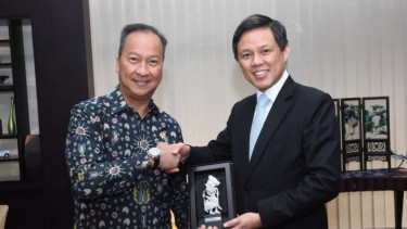 Menperin RI dan Mendag Singapura