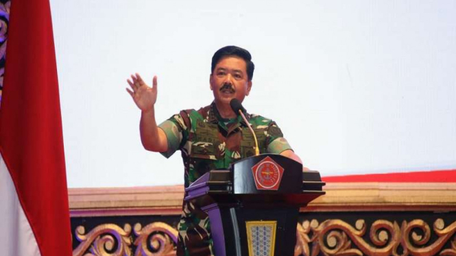 Hadi Tjahjanto saat masih menjadi Panglima TNI